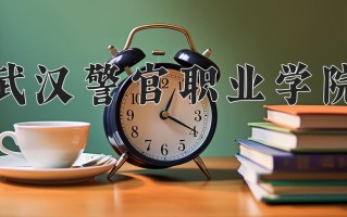 2024年武汉警官职业学院招生章程，附办学层次和录取规则