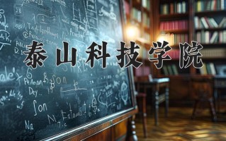 泰山科技学院最厉害的专业-2024泰山科技学院最好专业