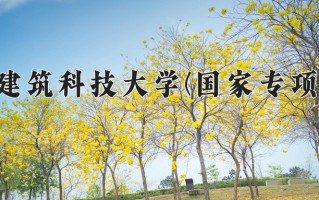 西安建筑科技大学(国家专项计划)一年学费多少钱及各专业的收费标准(2025参考）