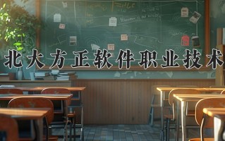 2024年北京北大方正软件职业技术学院招生章程，附办学层次和录取规则
