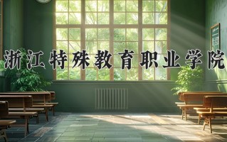 2025年浙江特殊教育职业学院在四川计划招生人数（附学费及专业录取分)