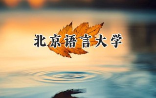 北京语言大学2024在福建录取分数线是多少？最低568分/最高601分