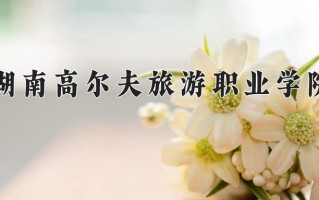 2024年湖南高尔夫旅游职业学院招生章程，附办学层次和录取规则