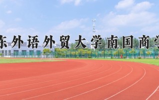 2024年广东外语外贸大学南国商学院招生章程，附办学层次和录取规则