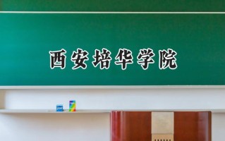 2024西安培华学院录取分数线：江苏最低462分