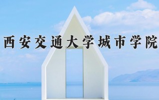 2024年西安交通大学城市学院招生章程，附办学层次和录取规则
