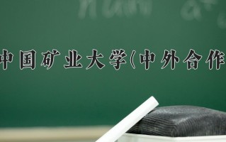2025年中国矿业大学(中外合作)在四川计划招生人数（附学费及专业录取分)