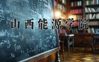 2024年山西能源学院招生章程，附办学层次和录取规则