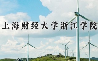 2024年上海财经大学浙江学院招生章程，附办学层次和录取规则