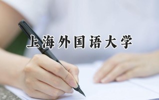 2024上海外国语大学录取分数线：山西最低571分