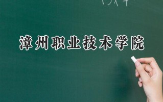2024漳州职业技术学院录取分数线：山西最低287分
