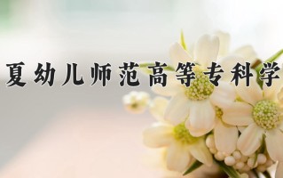 2024年宁夏幼儿师范高等专科学校招生章程，附办学层次和录取规则