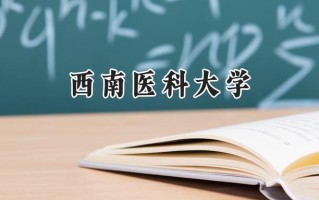 2024西南医科大学录取分数线：天津最低605分