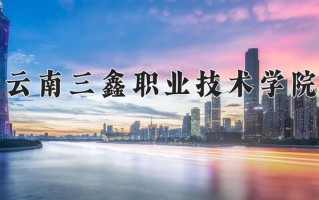 2024年云南三鑫职业技术学院招生章程，附办学层次和录取规则