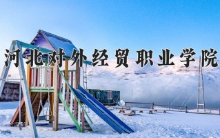 2024年河北对外经贸职业学院招生章程，附办学层次和录取规则