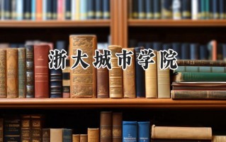 2024浙大城市学院录取分数线：江苏最低523分