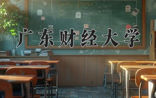 2024广东财经大学排名-最新全国排名第236位
