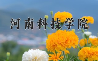 2024年河南科技学院招生章程，附办学层次和录取规则