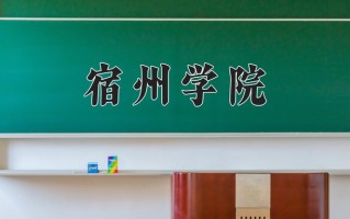 宿州学院王牌专业有哪些？附2025最新王牌专业排名一览表