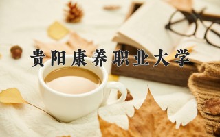 贵阳康养职业大学学费多少钱一年：3500-4200元/年（2025填报参考）