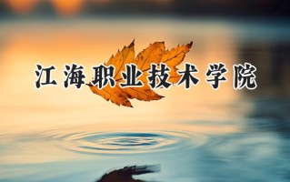 江海职业技术学院2024在江苏录取分数线是多少？最低220分/最高452分