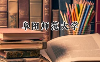 2024阜阳师范大学录取分数线：山西最低457分