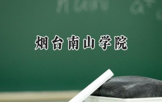 2024烟台南山学院录取分数线：河南最低187分