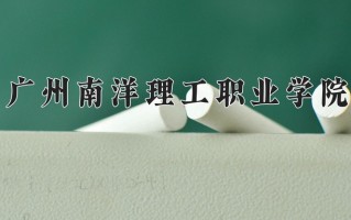 2024年广州南洋理工职业学院招生章程，附办学层次和录取规则