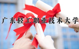 2024年广东轻工职业技术大学招生章程，附办学层次和录取规则